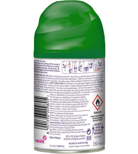 Picture of Air Wick 250 ml - Automatic Room Freshener, Bathroom Freshener and Room Spray Lavender