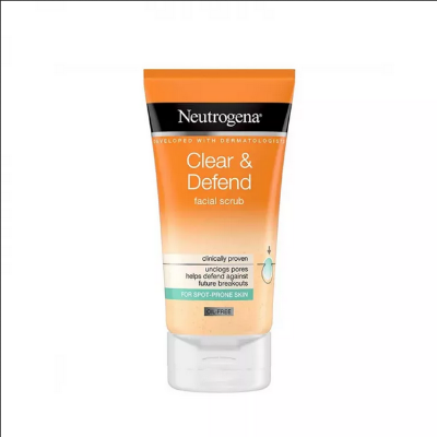 Picture of Neutrogena Clear And Defend Facial Scrub-150ml