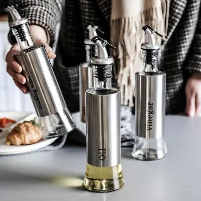 Picture of 500ml Oil and Vinegar Dispenser Bottle Oil Bottle Household Soy Sauce Bottle Seasoning Bottle Oil Vinegar Pot