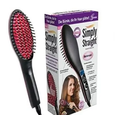 Picture of Simply Straight Ceramic Brush Hair Straightener