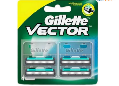 Picture of Gillette Vector+ Cartridge - 4 Pcs
