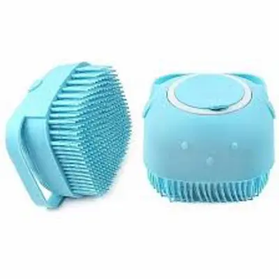 Picture of Silicone Bath Body Brush, Shower Massager/Exfoliating Back Scrubber for Shower/Back Scratchier/Body Skin Scrubber Deep Clean