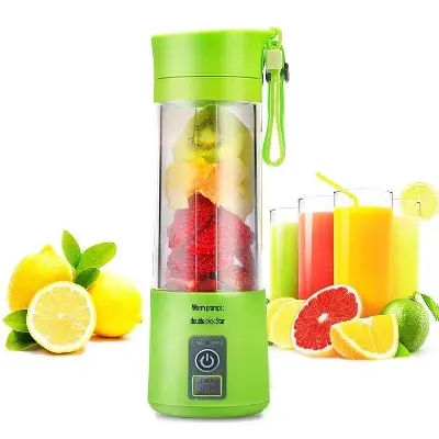 Picture of Portable Rechargeable USB Blender no-load 22000 RPM / min Operating current: 10-12A and 380mL food grade pp