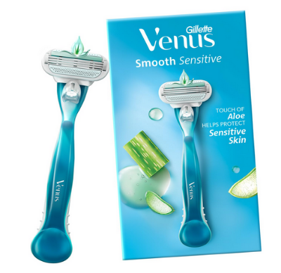 Picture of Gillette Venus Smooth Hair Removal Razor for Women with Aloe Vera, 1 Pc