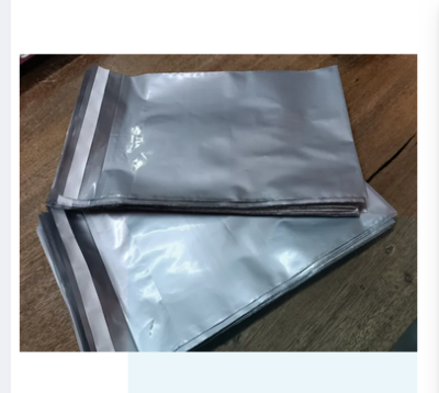 Picture of 6×8×2 Courier/Shipping Poly Bag Silver Poly - 100pcs