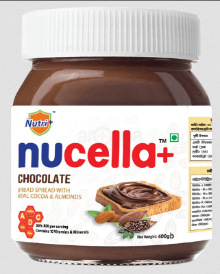 Picture of Nucella+ Chocolate Bread Spread Cocoa & Almonds 400gm