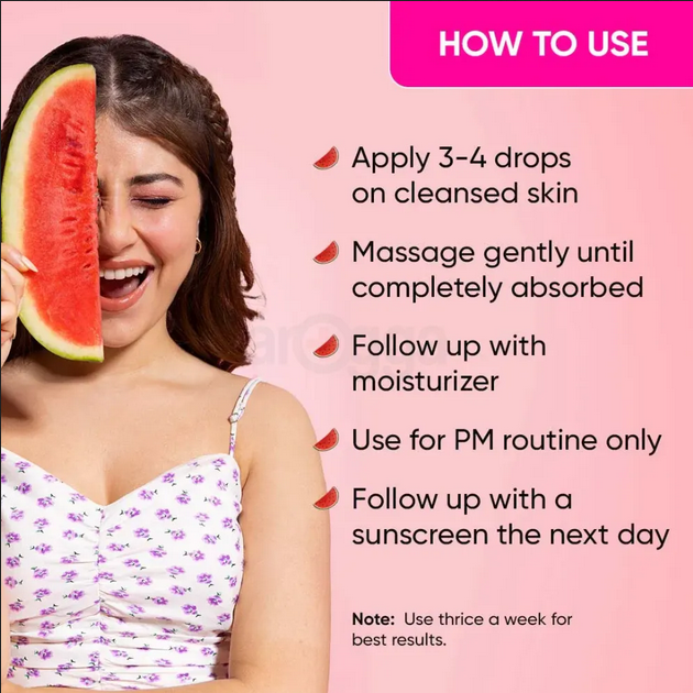 Picture of Dot and Key Watermelon 10% glycolic gentle exfoliating Face Serum-30ml