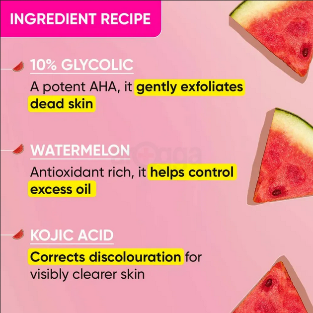 Picture of Dot and Key Watermelon 10% glycolic gentle exfoliating Face Serum-30ml