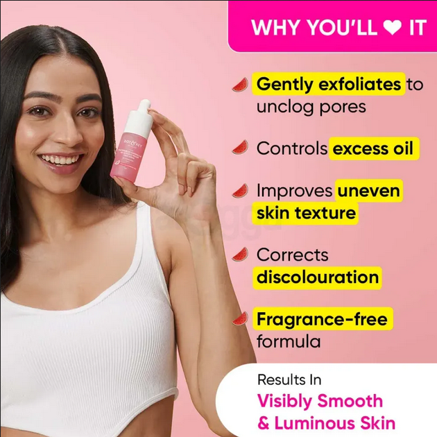 Picture of Dot and Key Watermelon 10% glycolic gentle exfoliating Face Serum-30ml