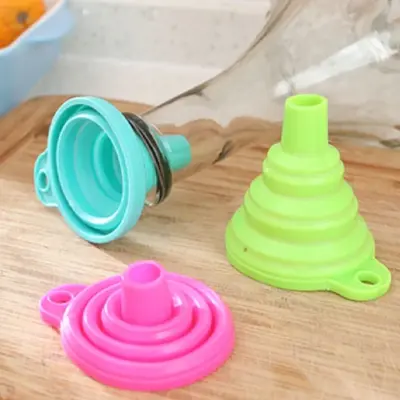 Picture of Portable Mini Silicone Collapsible Funnel