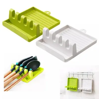 Picture of Plastic Spatula Holder, Kitchen Organizer for Fork, Spoon, Pot Holder