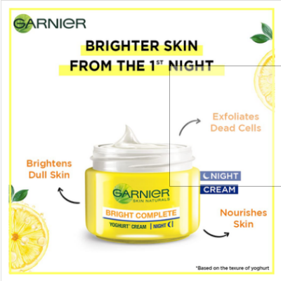 Picture of Garnier Bright Complete Vitamin C Night Sleeping Mask Cream 40gm