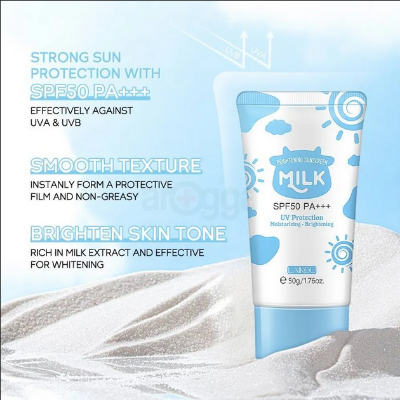 Picture of LAIKOU Milk Brightening Moisturizing Sunscreen SPF50 PA+++  50g