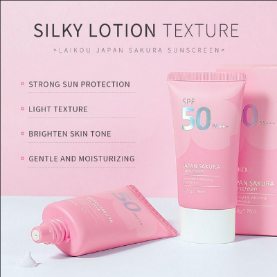 Picture of 50g-Laikou Japan Sakura Moisture Sunscreen SPF 50PA+++