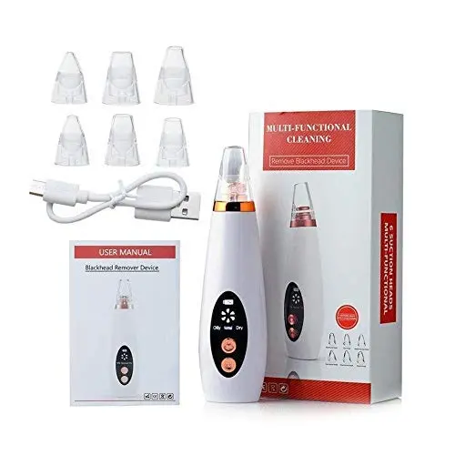 Picture of Blackhead Remover Instrument Black Dot Remover Acne Vacuum Suction Face Clean Black Head Pore Cleaning Beauty Skin Care Tool