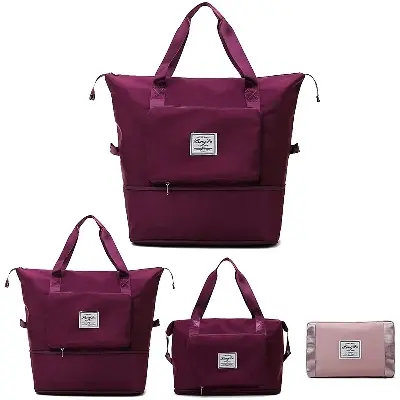 Picture of Waterproof Large Capacity Foldable Storage Bag Handbag gym sports bag