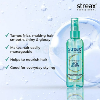 Picture of Indian Streax Professional Vitariche gloss Hair serum- 115 Ml