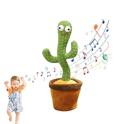 Picture of Talking & Dancing Cactus Mimicking Toy (USB CHARGING)-120 songs including Happy Birthday