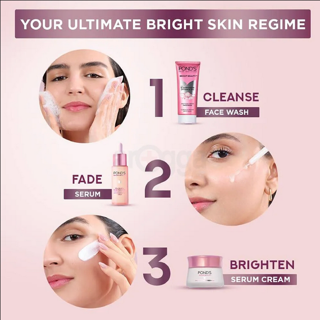 Picture of (Ponds) Bright Beauty Anti Dullness Face Wash with Niacinamide & Vitamin B3-100g-Indian