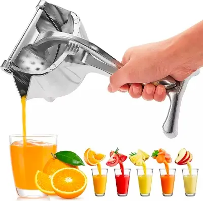 Picture of Stainless Steel Manual Hand Press Lemon Juicer Fruit Orange Citrus Juice Tool/Lebu chipa machine