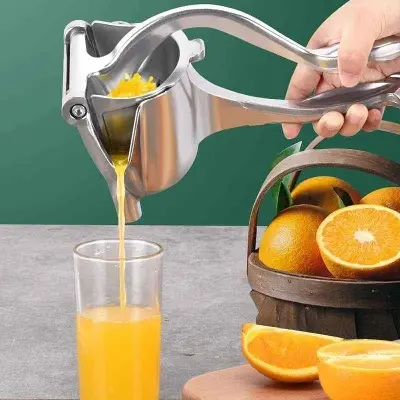 Picture of Stainless Steel Manual Hand Press Lemon Juicer Fruit Orange Citrus Juice Tool/Lebu chipa machine