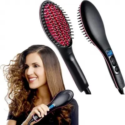 Picture of Simply Straight Ceramic Brush Hair Straightener