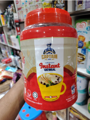 Picture of Captain Oats Instant Oatmeal 1kg-Malaysia