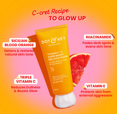 Picture of Dot & Key Vitamin C + E Super Bright Gel Face Wash -100ml