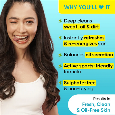 Picture of Dot & Key Lime Rush Sports Face Wash 100 ml