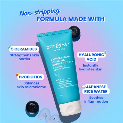 Picture of Dot and Key Barrier Repair Gentle Hydrating Face Wash 100ml