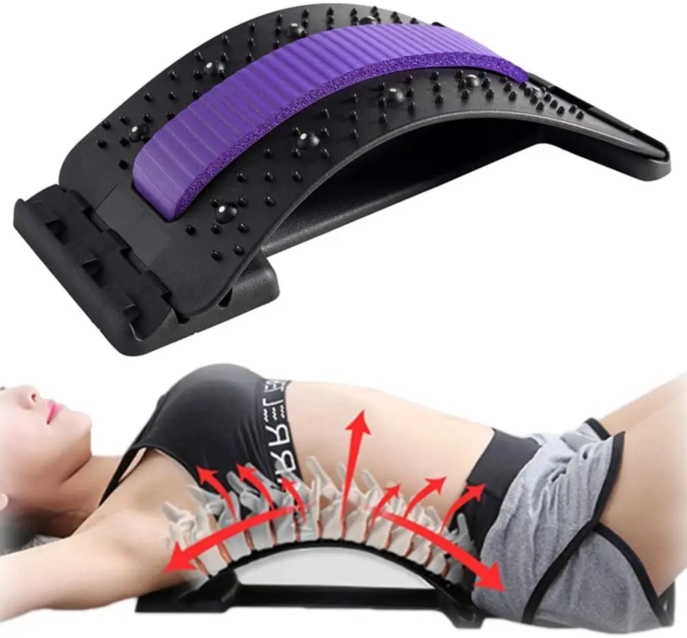 Picture of Back Massage Magic Stretcher Fitness Equipment Stretch Relax Mate Stretcher Lumbar Support Spine Pain Relief Chiropractic