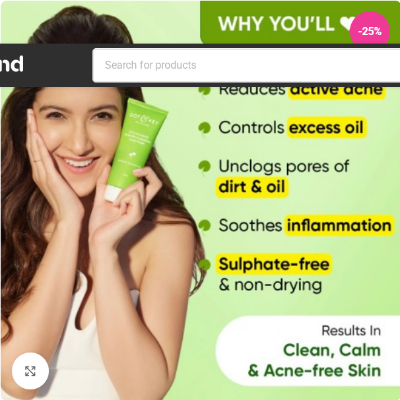 Picture of Dot and Key Cica & Salicylic Gel Face Wash (100ml)