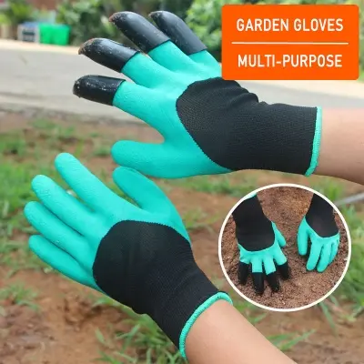 Picture of Gardening Gloves, Thorn Resistant Safe Garden Gloves for Pruning Roses Gardening Tools 1 pair