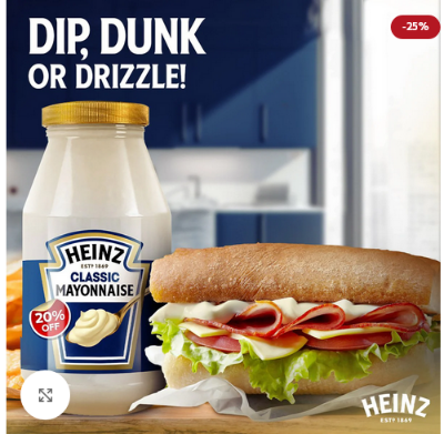 Picture of Heinz Creamy Classic Mayonnaise 940g-oman