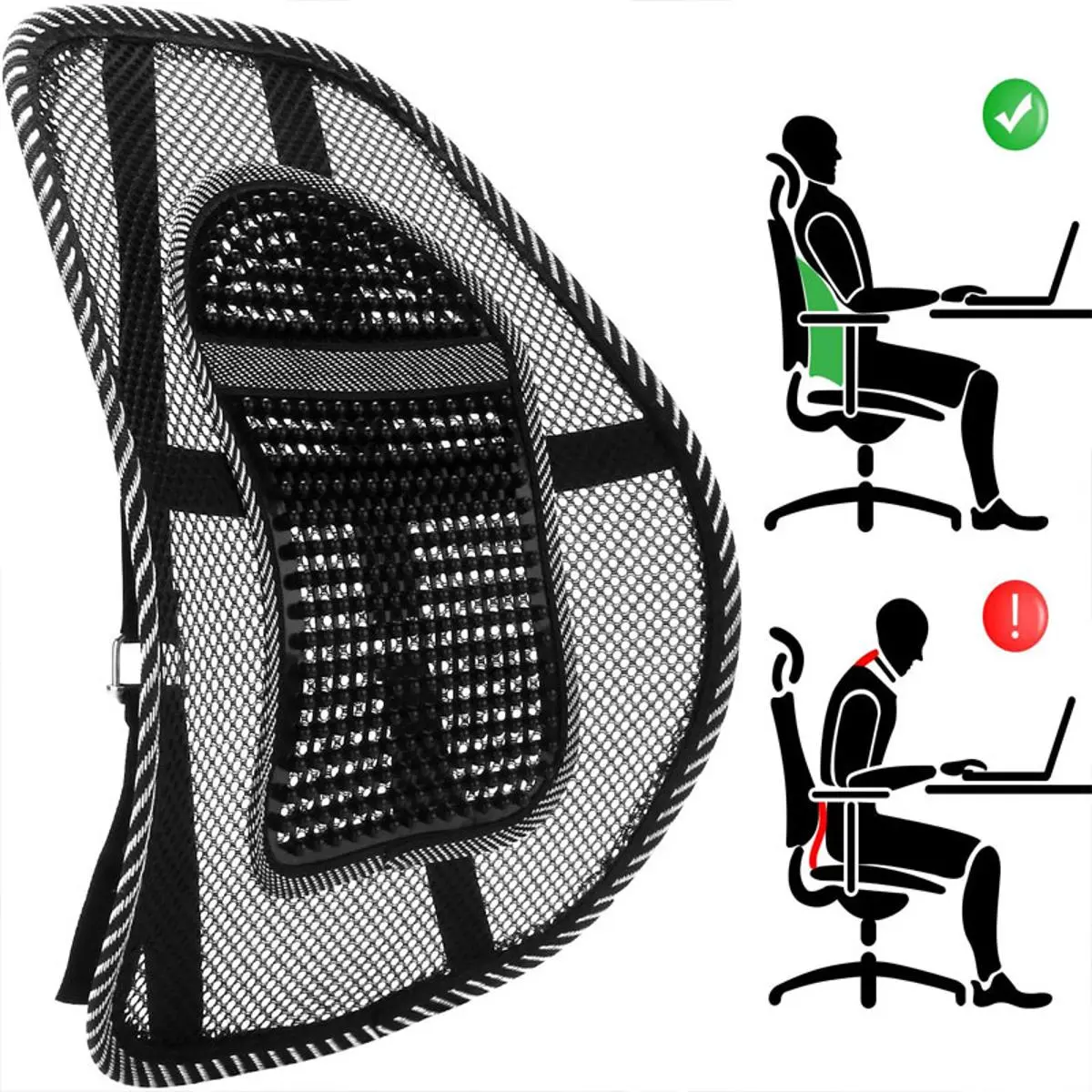 Picture of New Sit Right Back Support for any kind of Chair