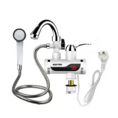 Picture of Hand Shower with Electric Digital Display Instant Hot Water Tap,Digital Bathroom Heater (Wall Mount)