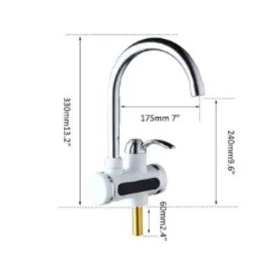 Picture of Instant  Digital Electric Hot Water Tap For Any Wall Mount With Led Display
