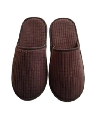 Picture of winter Fashionable Home indoor Strip coral Luxury home slippers for Men and Women