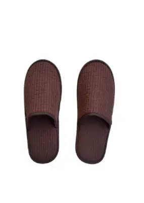 Picture of winter Fashionable Home indoor Strip coral Luxury home slippers for Men and Women