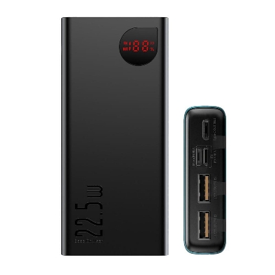 Picture of Baseus Adaman 22.5w 20000mAh Quick Charge Power Bank - Black