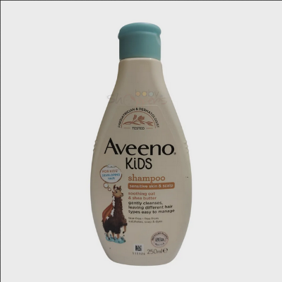 Picture of Aveeno Kids Shampoo with soothing Oat & Shea Butter 250ml
