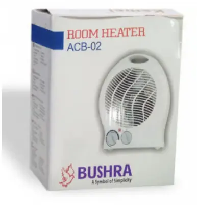 Picture of Bushra 2000W Room Heater for  Use, 3 Heat Settings, Fan- Mode
