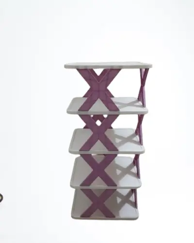 Picture of 5Layers-New multi-functional household foldable shoe cabinet, home balcony toy foldable storage unit