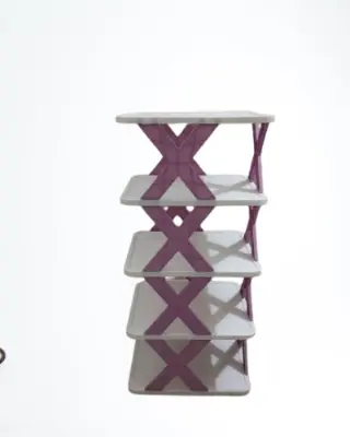 Picture of 5Layers-New multi-functional household foldable shoe cabinet, home balcony toy foldable storage unit