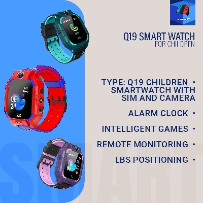 Picture of Q19 Children Smartwatch SIM and CAMERA (Blue Color)
