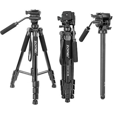 Picture of ZOMEI Q310 Professional Camera Video Tripod + monopod - Black