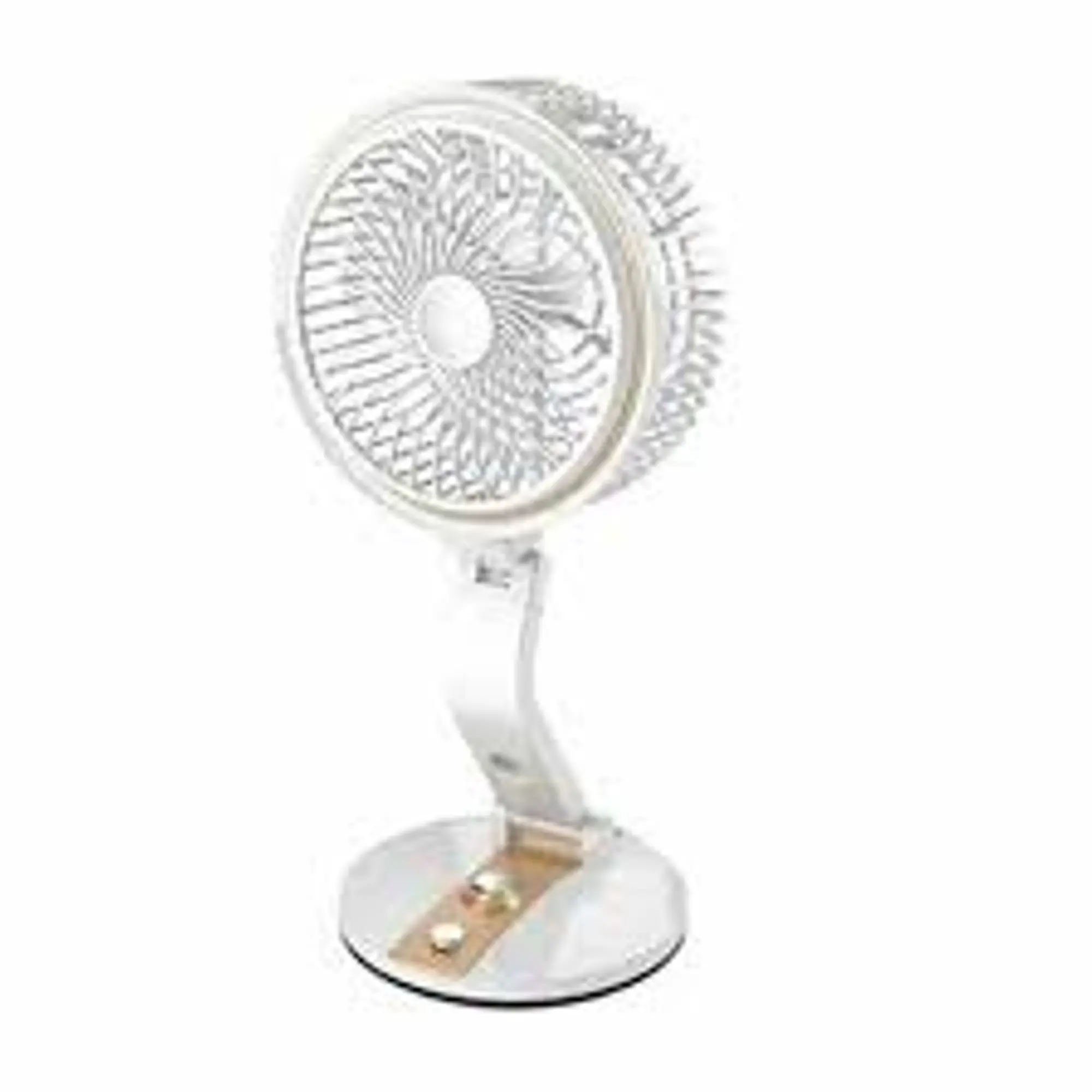 Picture of Folding Multi-function USB Charging Fan with builtin LED Light