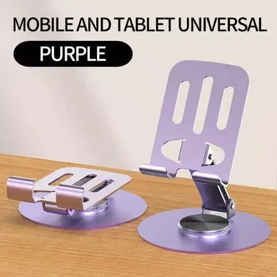 Picture of FOLDING ALUMINUM PHONE & TABLET STAND WITH 360° ROTATION