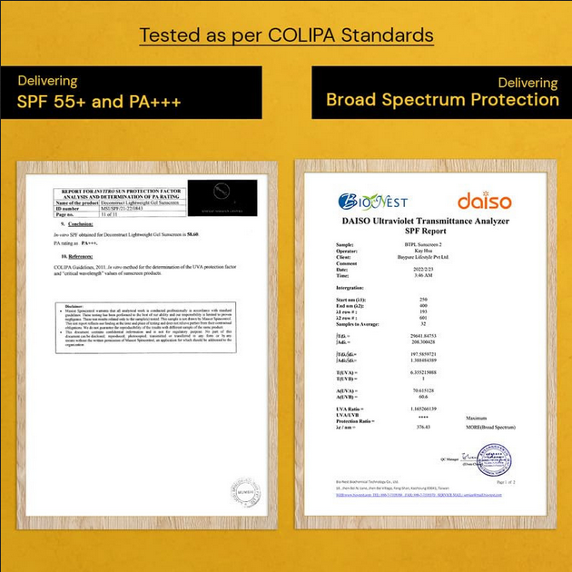 Picture of Deconstruct Lightweight Gel Water Resistant Sunscreen for Oily Skin SPF 55+ PA+++ 50g