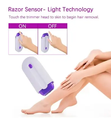 Picture of Rechargeable Laser Hair Removal Appliances Machine / Smooth Skin Painless Hair Eraser